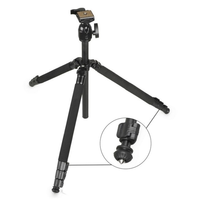 Aluminium Tripod with Extendable Legs for Panasonic Lumix DMC-GX80 Camera 