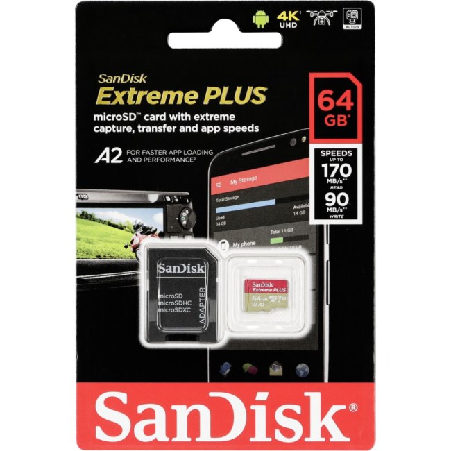 Sandisk - Sandisk A2 Extreme Pro Micro SD Carte Mémoire jusqu'à