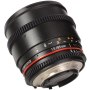 Objectif Samyang 85mm T1.5 V-DSLR AS IF UMC Nikon pour Nikon D3100