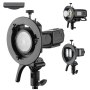 Adaptador Godox S2 para Speedlite para BlackMagic Micro Studio Camera 4K G2