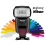 Gloxy GX-F1000 i-TTL HSS Wireless Master and Slave Flash for Nikon for Nikon D2XS