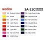 Godox SA-11C Kit de filtres de couleur pour S30