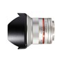Objectif Samyang 12mm f/2.0 NCS CS Canon M argenté pour Canon EOS M50