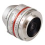Samyang 7.5mm f/3.5 Fish-Eye CS II Lens Micro 4/3 Silver