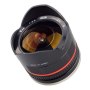 Objectif Samyang 8mm f/2.8 Fish-eye NX noir pour Samsung NX1000