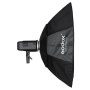 Softbox Octogonale Godox SB-FW120 120cm avec Grid pour Blackmagic Micro Studio Camera 4K G2