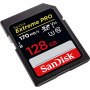Carte mémoire SanDisk Extreme Pro SDXC 128GB pour Canon Powershot G7 X Mark III