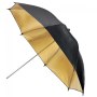 Kit Flash de Studio Visico VL-400 Plus + Support + Parapluie Noir et doré