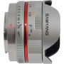 Objectif Samyang 7.5mm f/3.5 UMC Fish-eye Micro 4/3 Argenté