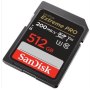 Carte mémoire SanDisk Extreme Pro SDXC 512GB pour Canon EOS M50 Mark II