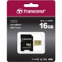 Transcend Carte mémoire microSDHC 16GB 500S