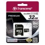 Memoria Transcend MicroSDHC Card 32GB Class 10 / incl. adaptador